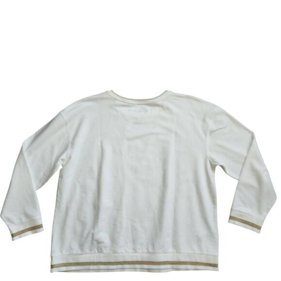 Tommy Bahama Sweatshirt Womens XL Parrots Birds Tropical Travel Paradise Athleti - Picture 3 of 4